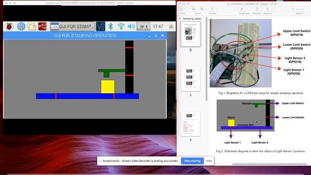Cloud-based monitoring for stamping operation using RASPBERRY PI and VNC server. PART 2 смотреть онлайн
