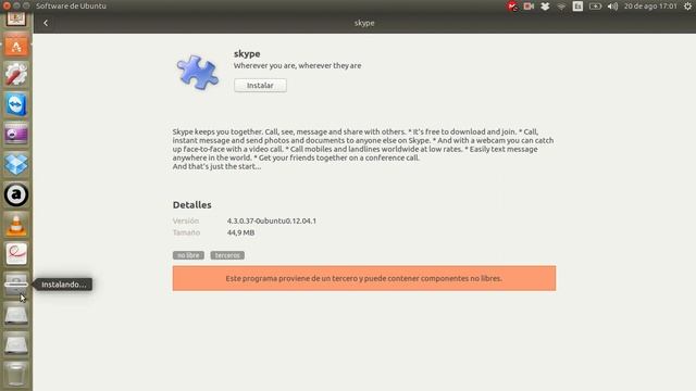 Instalar skype en Ubuntu 16.04 смотреть онлайн