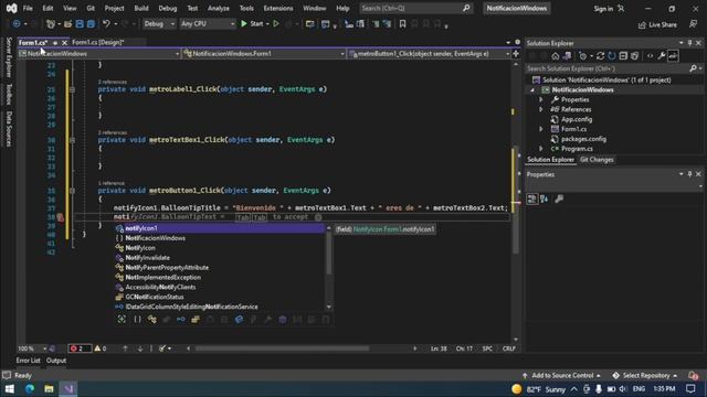Tuorial C# Como crear notificaciones de windows | Visual studio 2022 | Windows notifications смотреть онлайн