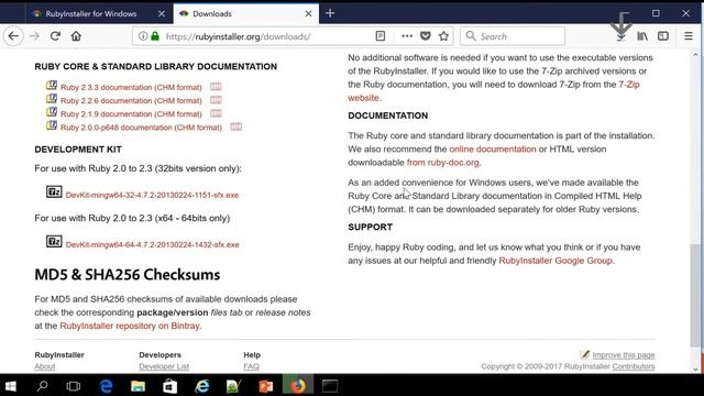 Ruby install смотреть онлайн