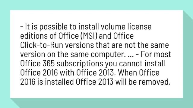 Can I have Office 365 and Office 2016 at the same time? смотреть онлайн