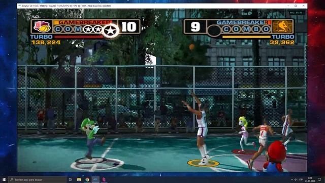 Nintendo all stars - NBA street vol 3 - Online Gameplay 60FPS смотреть онлайн