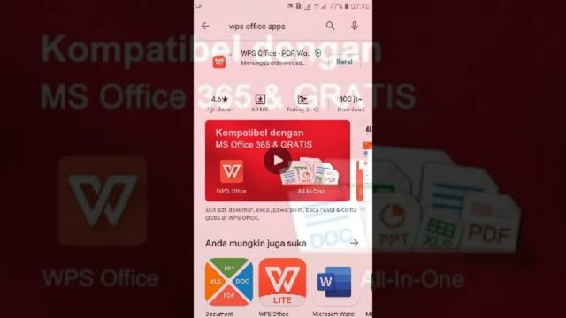 Cara Install WPS OFFICE di HP Android смотреть онлайн