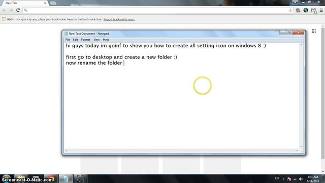 HOW TO CREATE MISSING ALL SETTINGS ICON ON WINDOWS 8 :) (VERY EASY) смотреть онлайн