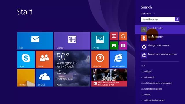Windows 8.1 - Creating a Sound Recorder Tile on Start Screen [Hindi Audio] смотреть онлайн