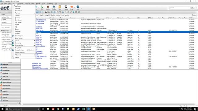 Act! Training - Contact List View, Swap Field, Copy Field, Replace Field смотреть онлайн