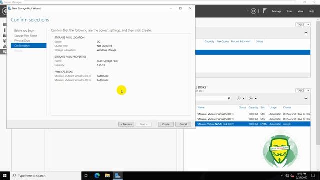 25 MCSA 70-740 Windows Server 2022 Server Storage Pool VHD,VHDX (دوره آموزشی مایکروسافت سرور 2022 смотреть онлайн