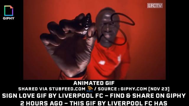 Sign Love GIF by Liverpool FC Find Sha... смотреть онлайн