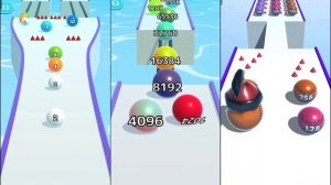 Ball Run 2048 // Ball Merge 2048 //  Ball run Infinity, gameplay walktrough android iOS