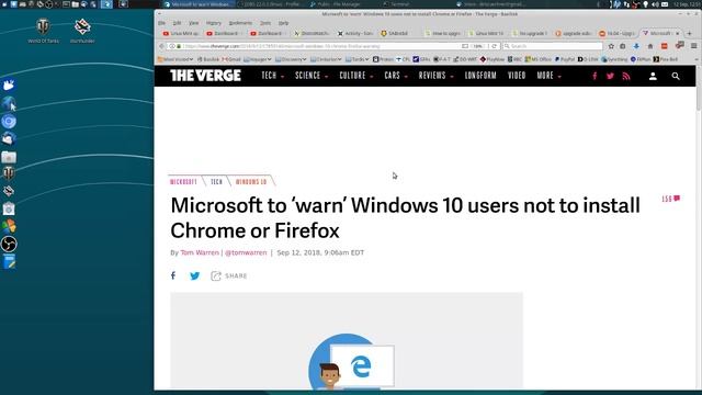 Microsoft to ‘warn’ Windows 10 users not to install Chrome or Firefox смотреть онлайн