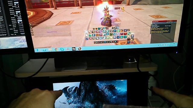 Leap Motion Controller + GameWAVE + World of Warcraft = WIN смотреть онлайн