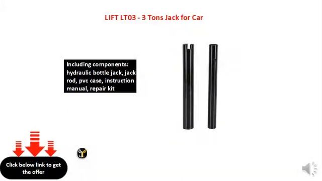 LIFT LT03 - 3 Tons Jack for Car смотреть онлайн