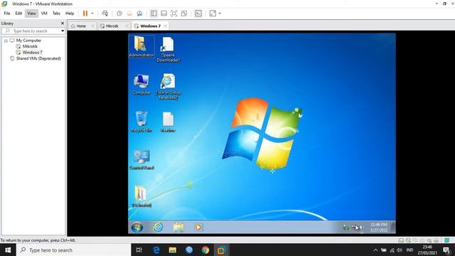 install Windows 7 di VMware dan Menghubungkan ke Mikrotik dan PC смотреть онлайн