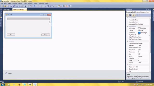 Visual basic - progressbar-1 смотреть онлайн