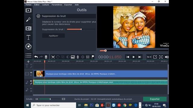 Comment récupérer l'audio d'une vidéo sur Movavi Video Editor смотреть онлайн