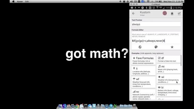KWGT Tutorial - Hide and Show Items in ONE Widget (List GV) смотреть онлайн