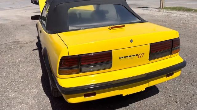 1988 Pontiac Sunbird GT Turbo Convertible @jrsauctions смотреть онлайн
