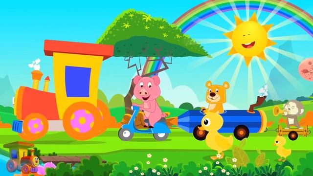 Look I can Fly + More Nursery Rhymes & Educational Videos for Babies by Ben The Train смотреть онлайн
