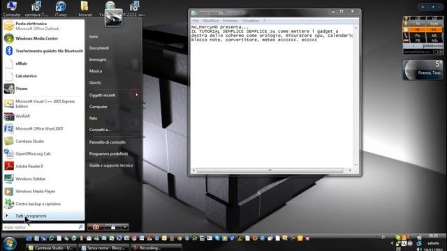 No_MercyHD presenta..Tutorial su come mettere i gadget sul lato destro del PC смотреть онлайн