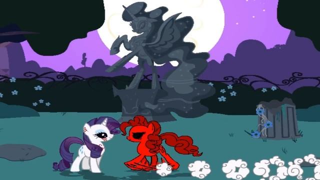 Mugen Fighting Is Magic Lil Miss Rarity VS Nightmare Ponys смотреть онлайн