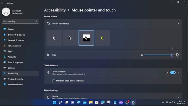 how to make mouse cursor bigger Windows 10/11 смотреть онлайн