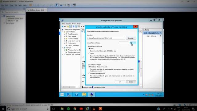 How to create VHD in SOS смотреть онлайн