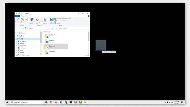 How To Add My Computer Icon On Desktop In Windows 10 смотреть онлайн