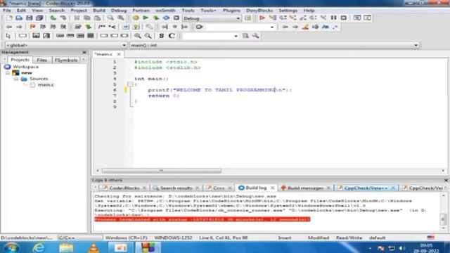 how to download,install codeblocks/compiling and executing C, C++ programs in codeblocks தமிழில். смотреть онлайн