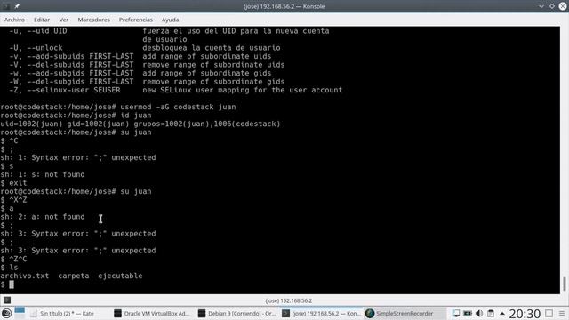 12 - Grupos en GNU/Linux: Agregar y Eliminar Usuarios de Grupos [Debian 9 - GNU/Linux] смотреть онлайн