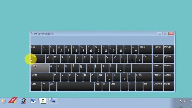 How to type without a keyboard/onscreen keyboard/virtual keyboard windows 7 in Hindi Basic Tutorial смотреть онлайн