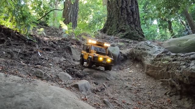 D1RC Land Rover Defender D90 Camel Trophy scale crawler - so expensive! смотреть онлайн