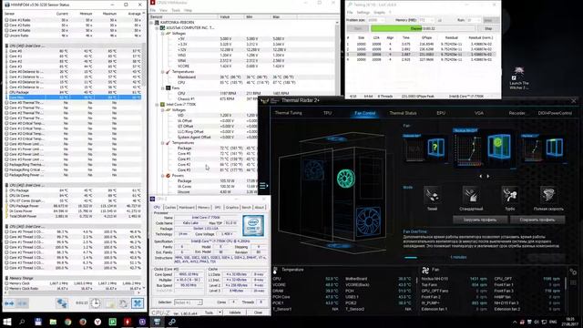 LinX v0.6.9 [7700K + 5.0 Ghz + Delid + low fans] смотреть онлайн