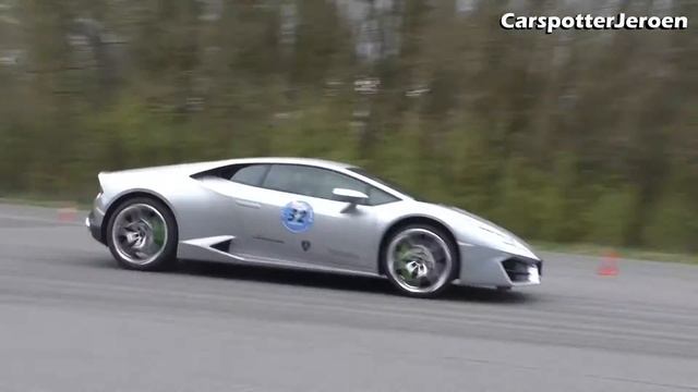 Lamborghini Huracán LP 580-2 | Accelerations and Flyby's | TADC 2016 смотреть онлайн