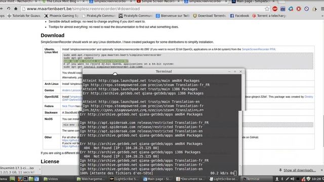 simplescreenrecorder linux mint 17 - install смотреть онлайн