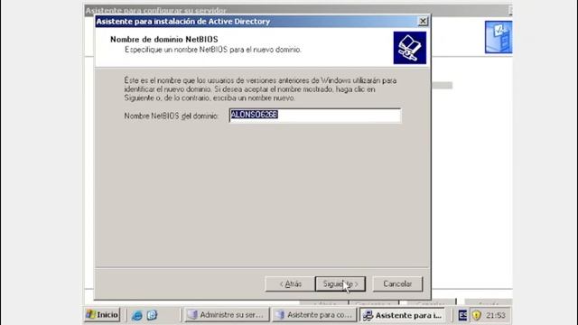 Como instalar Active Directory en Windows Server 2003 смотреть онлайн