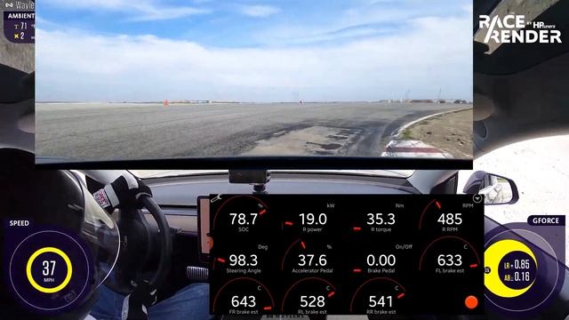 LR RWD Tesla Model 3 @ Turn 8 Time Trial смотреть онлайн