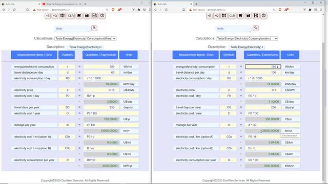 Tesla Car Energy Consumption Calculation (Model 3, Model X, Model Y) смотреть онлайн