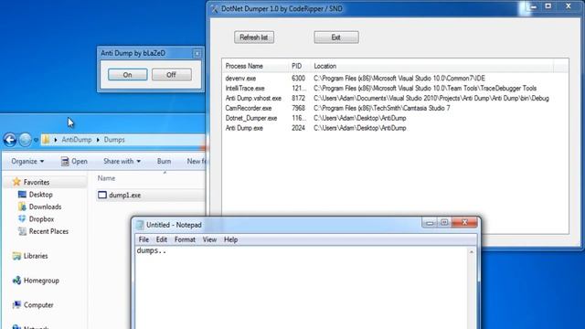 .NET Anti Dump смотреть онлайн