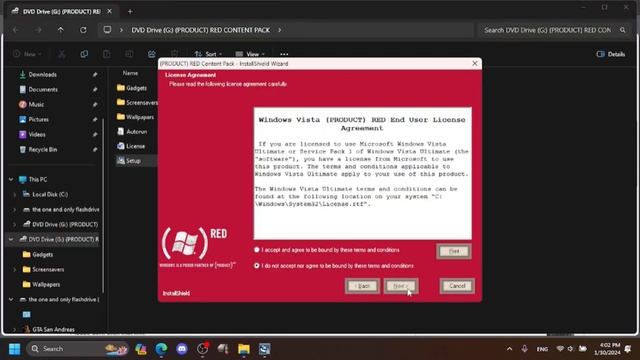 How to install Windows Vista (RED)￼ in Windows 11, and what will happen if we do it.￼ смотреть онлайн