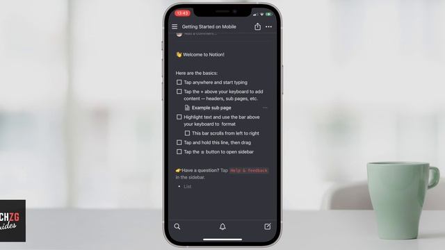 How to Use Notion on iPhone & Android - Notion App Tutorial смотреть онлайн