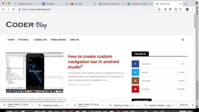 how to create custom navigation menu in android studio смотреть онлайн