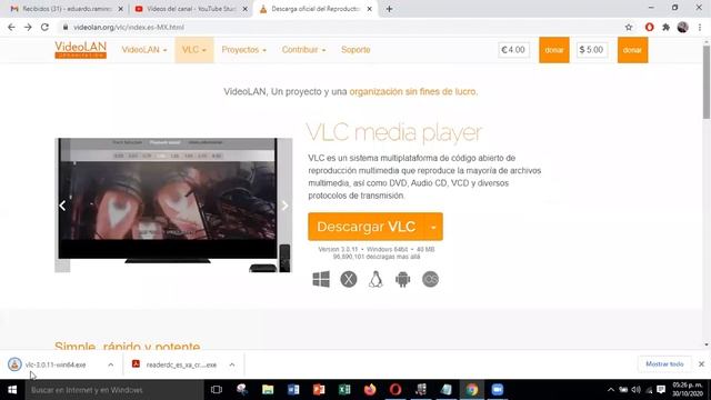 Curso Mantenimiento a Computadoras 2021, 14 Descargar e instalar VLC смотреть онлайн