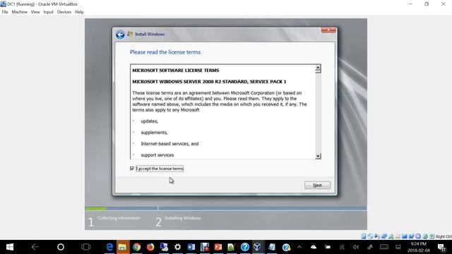 VirtualBox1a - Install virtualbox, windows server 2008r2, virtualbox networking смотреть онлайн