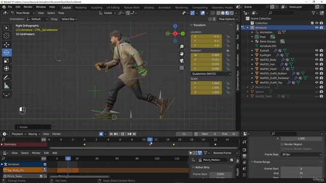 32. Creating the forward run cycle part 2 смотреть онлайн