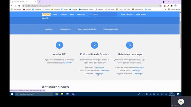 Instalación de Scratch 2.0 смотреть онлайн