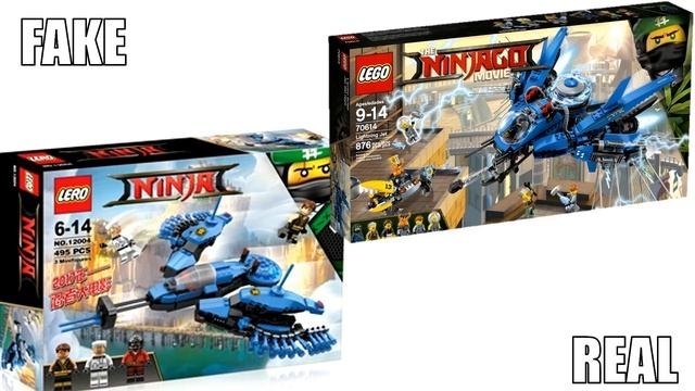 LEGO Ninjago Movie FAKE Sets VS REAL Sets!