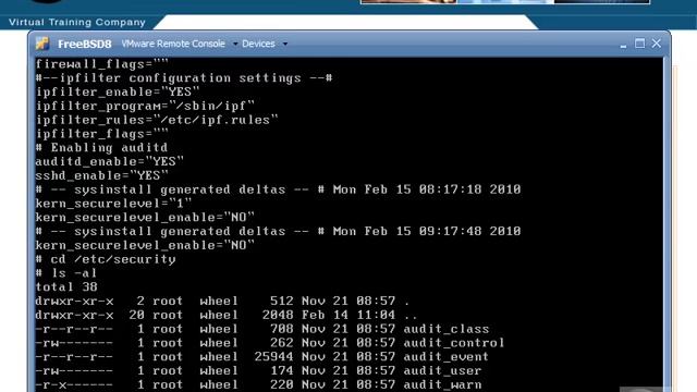 FreeBSD - Auditing смотреть онлайн