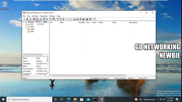 KFSensor Honeypot IDS in Windows OS смотреть онлайн