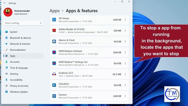 How to turn off Background apps in Windows 11 смотреть онлайн