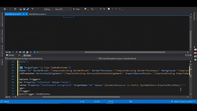 How to use a Combobox in C# WPF applications and change the color of text on mouse hover смотреть онлайн